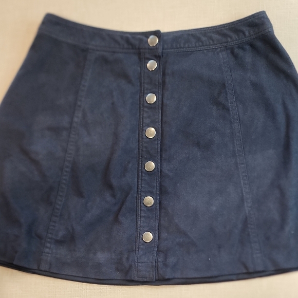 Darling Blue Mini A-Line Skirt - Picture 1 of 3